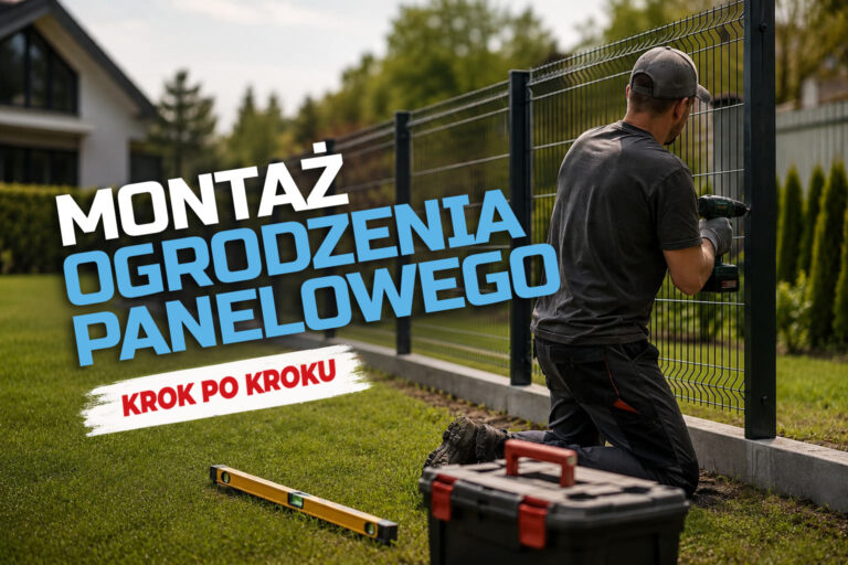 Montaz ogrodzenia panelowego krok po kroku_